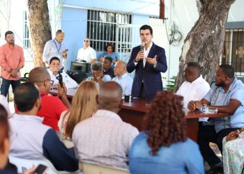 Wellington Arnaud afirma saneamiento cañada La Pava en Nizao garantiza calidad de vida para moradores