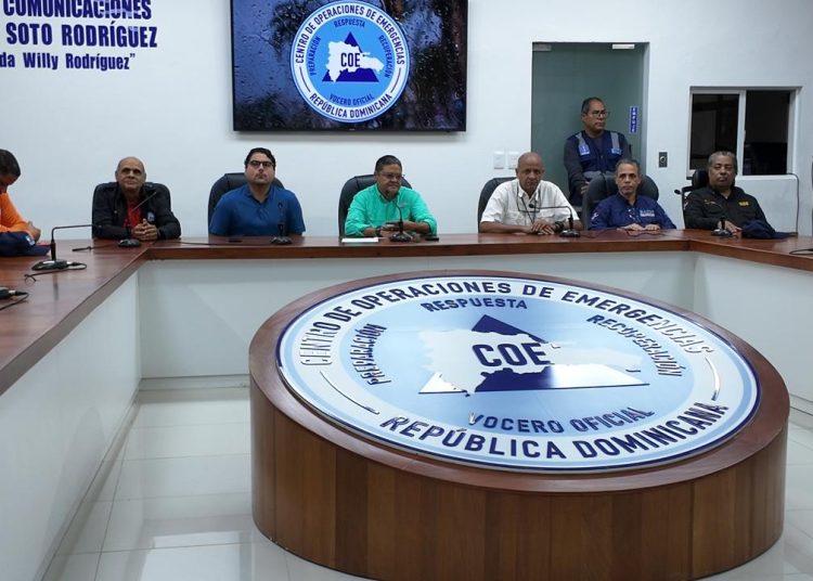 COE mantiene 2 provincias en alerta amarilla y 14 en verde este domingo