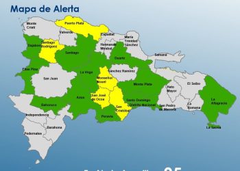 ¡Vaguada no da tregua! El COE eleva a 5 las provincias en alerta amarilla y mantiene 12 en verde