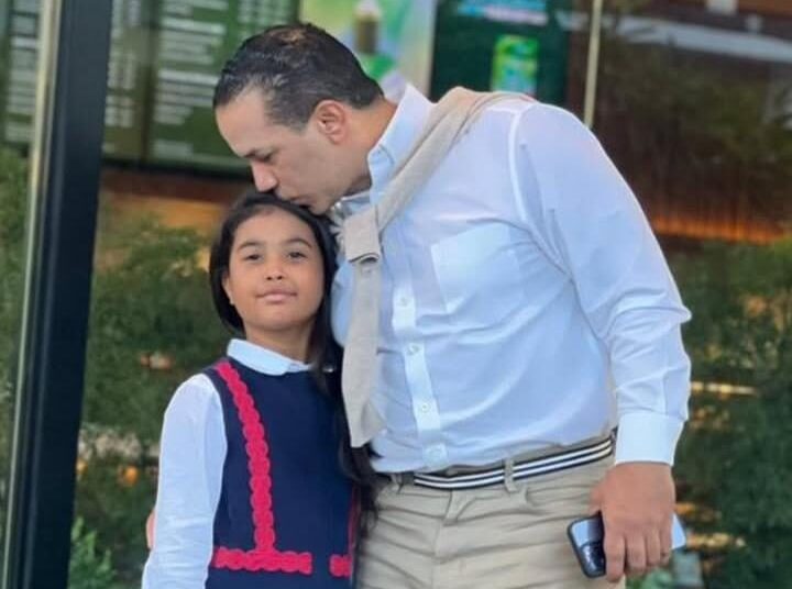 Emilio López celebra los 8 años de su hija Caeli con un emotivo mensaje lleno de amor