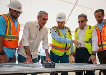 Abinader supervisa construcción de la avenida República de Colombia con fondos de Aerodom por RD$12 mil millones