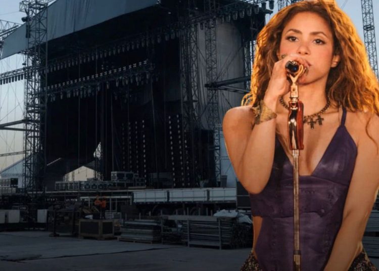 Trabajador muere en accidente durante montaje de escenario para concierto de Shakira en Brasil