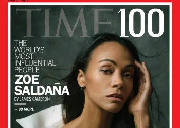 Zoe Saldaña, destacada entre las 100 personas más influyentes de 2026 de la revista Time