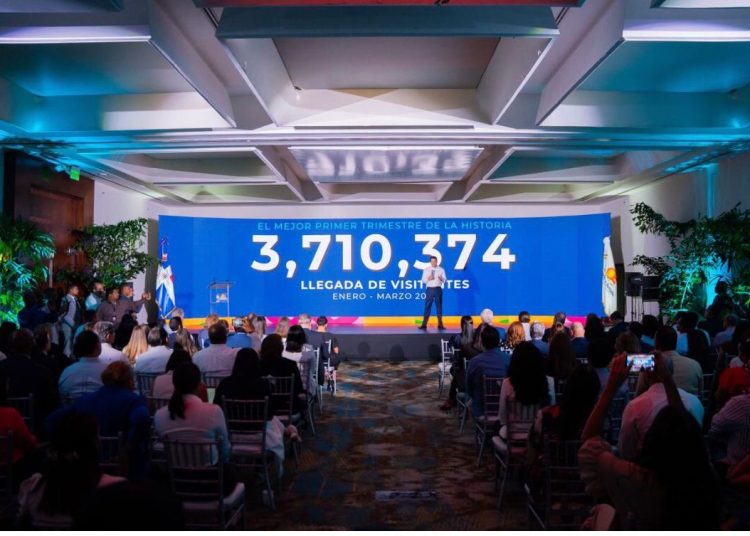 RD recibe más 3,7 millones de visitantes en primer trimestre