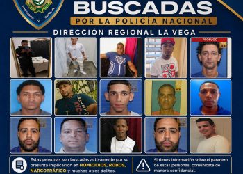 Policía Nacional difunde lista de los más buscados en La Vega