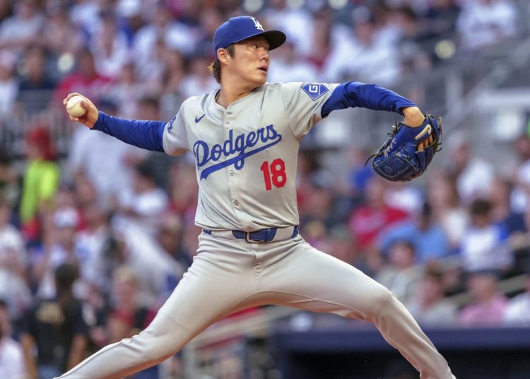 Yamamoto sobrevive a jonrón inicial, retira a 20 en fila y guía victoria de Dodgers