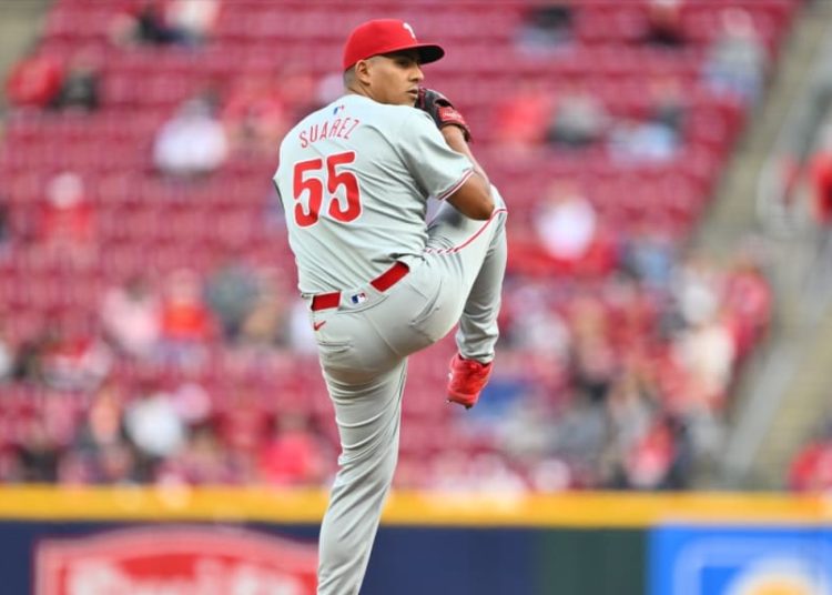 Suárez roza el no-hitter y lidera blanqueada de Boston sobre Toronto