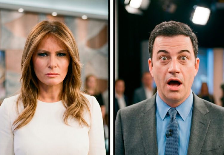 Melania Trump pide el despido de Jimmy Kimmel tras polémico comentario en televisión