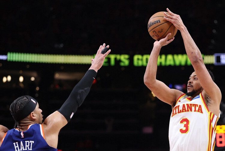 Hawks vencen a los Knicks por la mínima y toman ventaja 2-1 en la serie