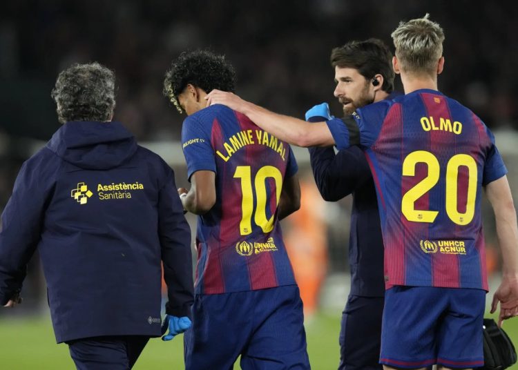 Lamine Yamal sufre rotura muscular y queda fuera de LaLiga, pero llegará al Mundial