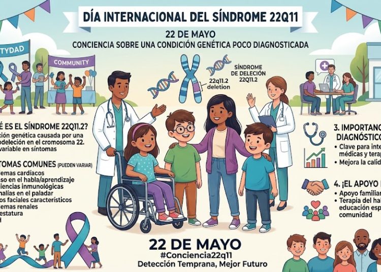 Día Internacional del Síndrome 22q11: conciencia sobre una condición genética poco diagnosticada