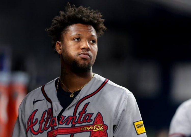 Ronald Acuña Jr. sale del juego por molestias en el pulgar y Yankees esperan regreso de Gerrit Cole