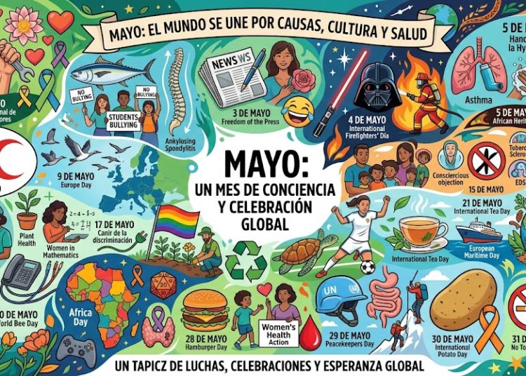 Efemérides: Conmemoraciones y celebraciones de Mayo