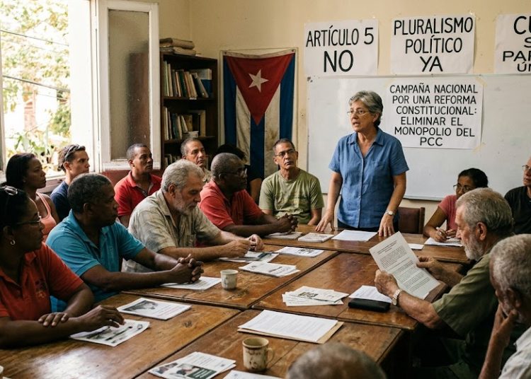 Oposición cubana impulsa campaña para eliminar el monopolio político del Partido Comunista