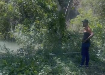 Derrumbe mantiene represado el río Quinigua y genera alarma en comunidades de Santiago