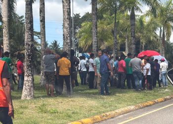 Comunitarios de Sánchez protestan contra instalación de planta de residuos sólidos