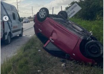 Al menos cinco personas lesionadas en accidente de tránsito en la autopista Punta Cana-Miches