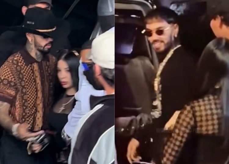 Redes estallan tras apariciones de Anuel con supuesta nueva novia en México