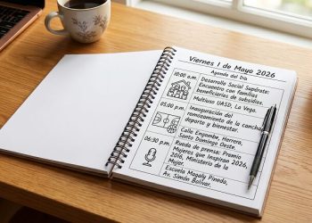 Agenda del día: Viernes 1 de mayo de 2026
