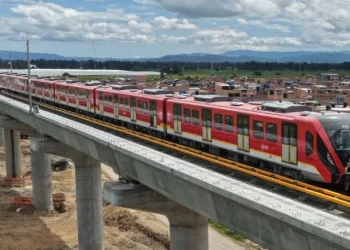 Comienzan las pruebas de rodaje de un tren del Metro de Bogotá