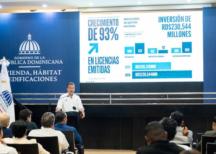Licencias de construcción emitidas por el MIVHED aumentan 93% en 2026