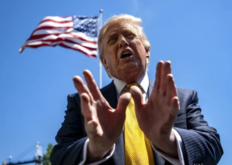"Estado 51": Trump comparte una imagen del mapa de Venezuela pintado con la bandera de EE.UU.