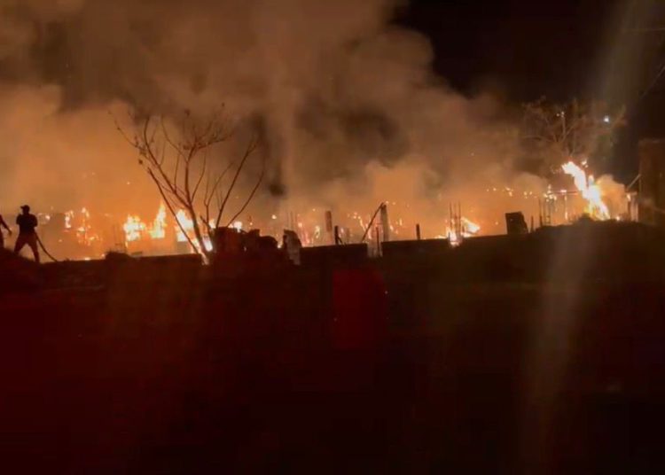 Incendio de gran magnitud afecta sector la joya en Jarabacoa