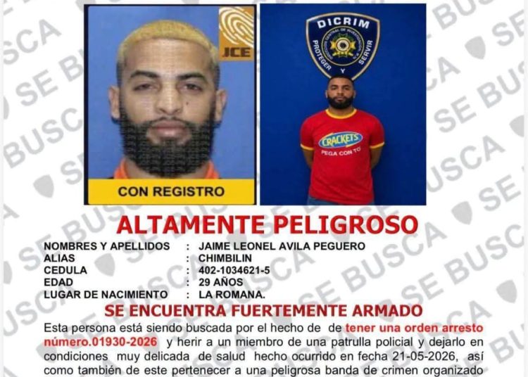 Policía identifica y busca a tres hombres por ataque armado contra patrulla en Higüey; sargento mayor resulta herido