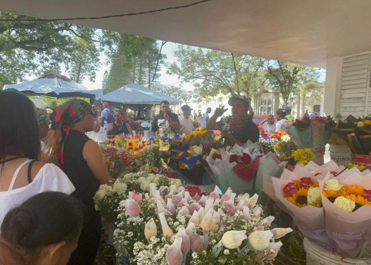 Alta afluencia de visitantes dinamiza ventas en el cementerio Ingenio Arriba durante el Día de las Madres