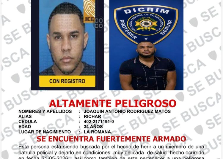 Policía busca a tres hombres por ataque armado contra patrulla en Higüey
