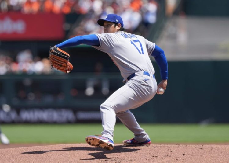 ¡Ohtani domina desde el montículo y el plato mientras Dodgers coquetean con el no-hitter!
