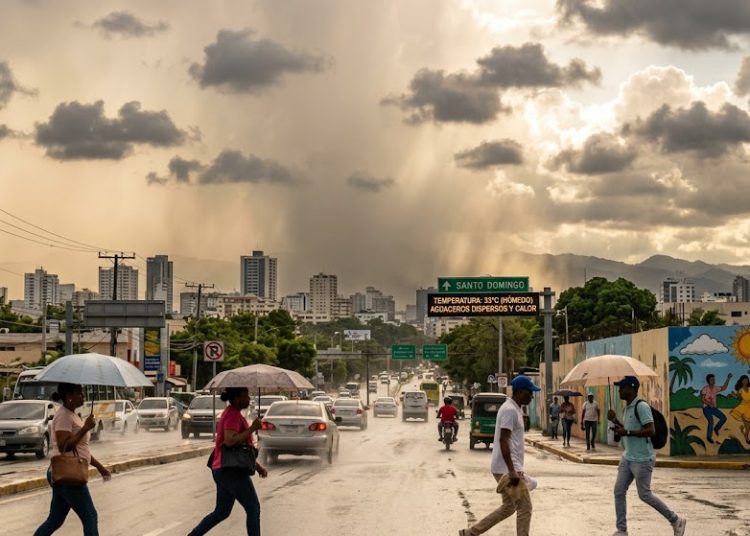Aguaceros dispersos y calor continuarán afectando gran parte del país hasta el martes