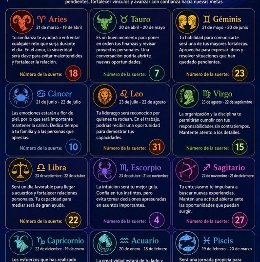 Horóscopo del 17 de junio de 2026