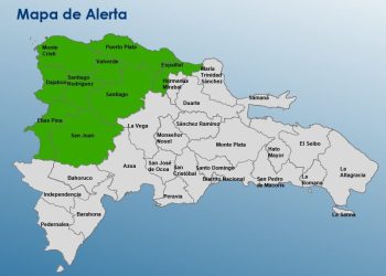 COE coloca nueve provincias en alerta verde por aguaceros y tronadas