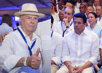 Hipólito Mejía protagoniza tenso momento durante actividad del PRM por consignas a David Collado