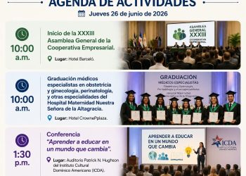 Agenda del día: viernes 26 de junio de 2026 