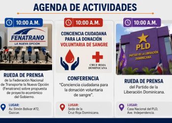 Agenda del día: lunes 15 de junio de 2026