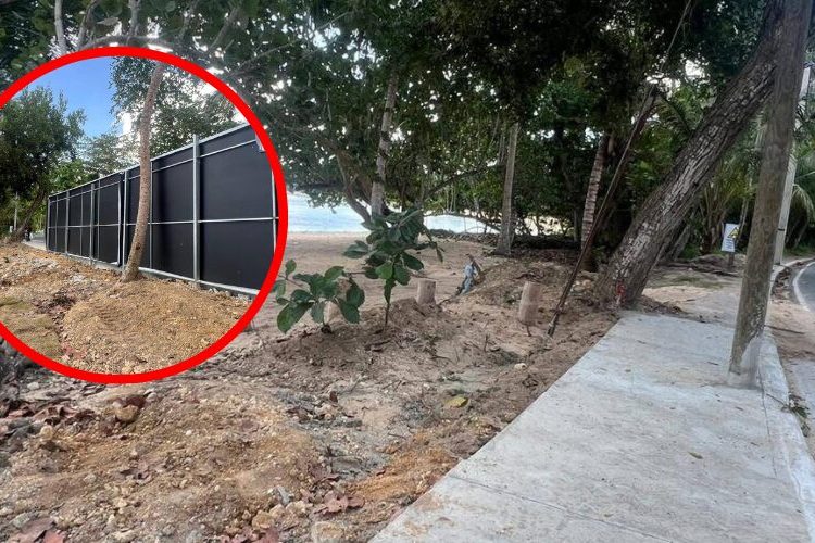 Retiran muro y valla publicitaria que afectaban acceso a zona de playa en Terrenas