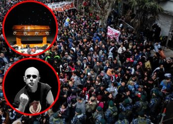 Multitud despide al ‘Indio’ Solari en Argentina, en ceremonia que podría durar varios días
