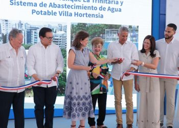Raquel Peña inaugura en Santiago obras de agua potable por un monto superior a los 160 millones de pesos