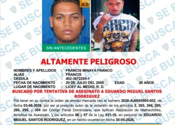 Policía activa cacería contra cinco prófugos acusados de tentativa de homicidio en Santiago