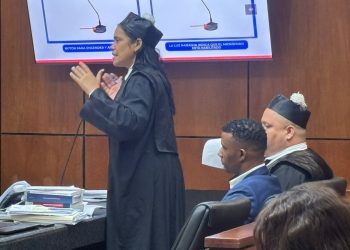 Fiscal Aurelio Valdez Alcántara se encuentra en sala de audiencia por apelación a prisión preventiva