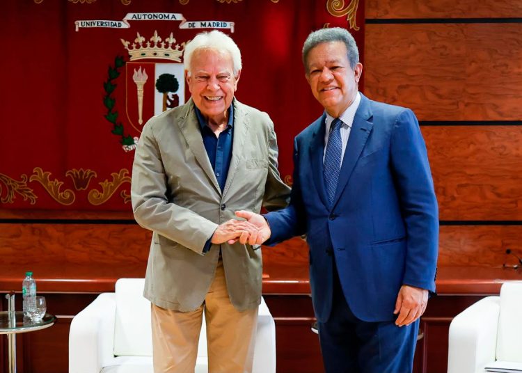 Leonel Fernández y Felipe González advierten sobre incertidumbre global y abogan por fortalecer la unidad iberoamericana