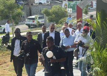 Llega el presidente Luis Abinader a Haina para inaugurar nuevo parque recreativo