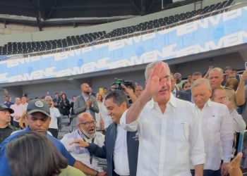 Presidente Abinader y Leonardo Aguilera encabezan inauguración de la nueva Arena Banreservas