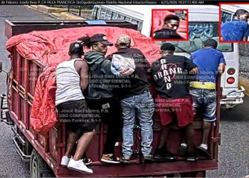 Policía apresa a siete hombres por asalto a camión del Plan Social en el DN; uno permanece prófugo