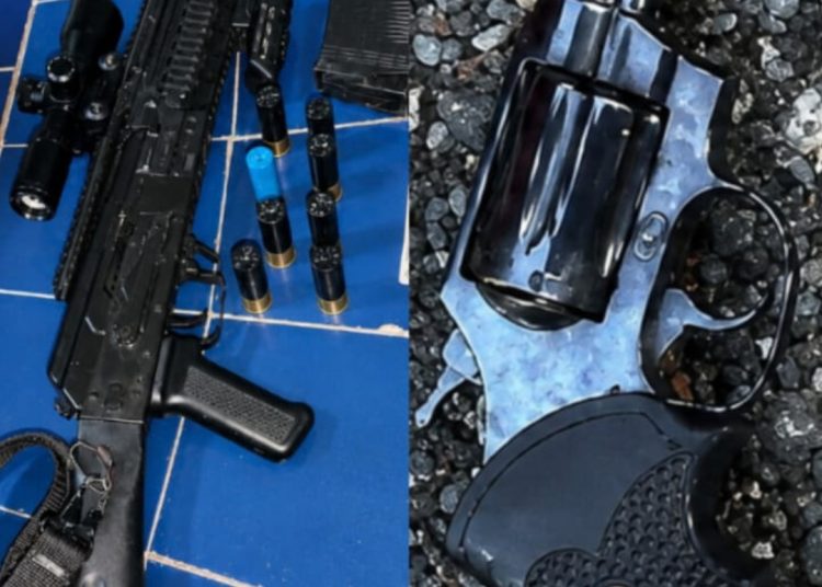 Policía Nacional ocupa siete armas de fuego durante operativos preventivos en SDE