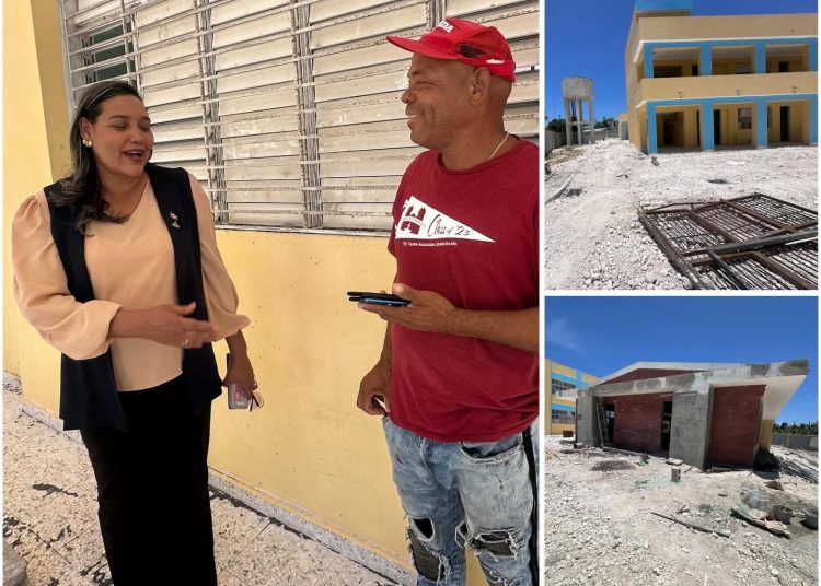 Gobernadora de Azua supervisa avance de obras estratégicas en la provincia