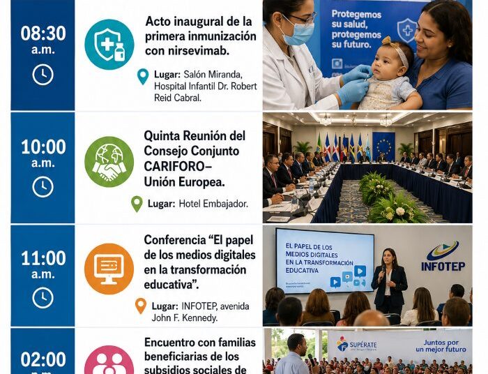 Agenda del día: viernes 19 de junio de 2026