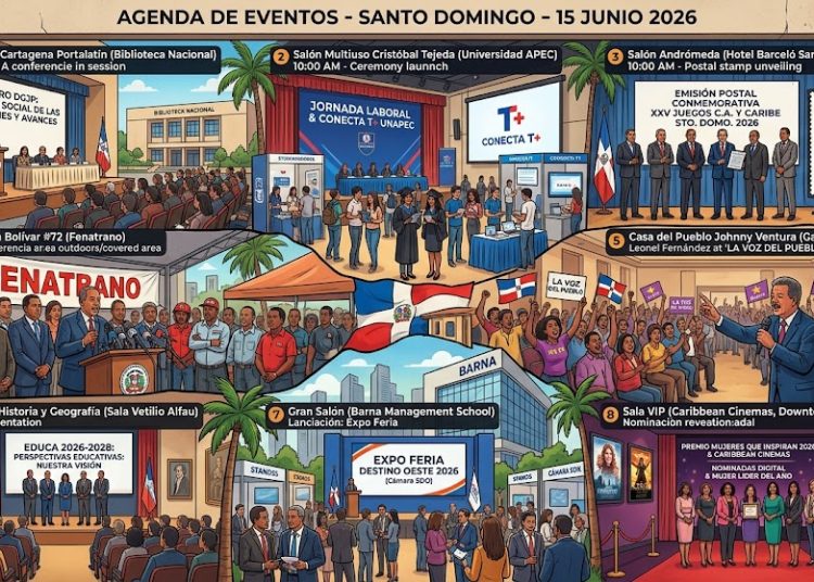 Agenda del día: martes 16 de junio de 2026